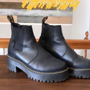 Doc Marten Black Boots Size 8